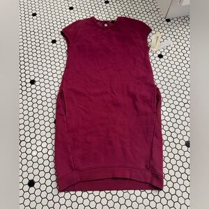 NWT goodthreads sleeveless sweatshirt dress size XS